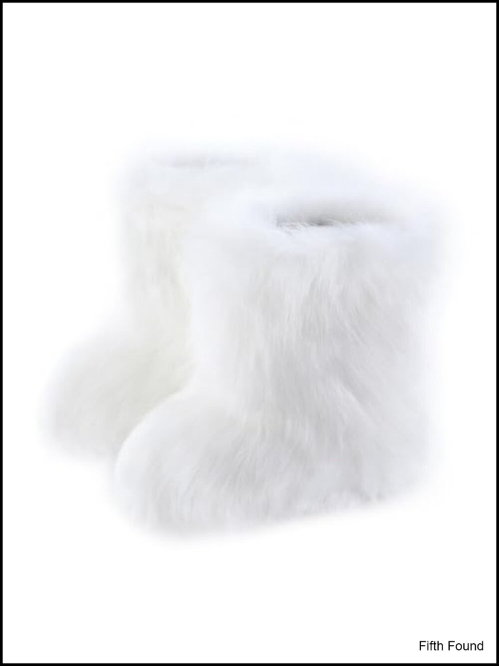 Faux Fur Mid-Calf Snow Boots Fuzzy Winter Fluffy Flat Boots